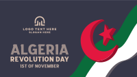 Algeria Revolution Day Animation