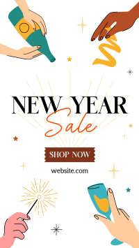 New Year Sale Instagram Reel Image Preview