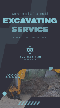 Modern Excavating Service Instagram Story