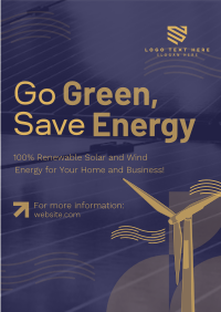 Solar & Wind Energy  Poster