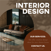 Interior Design Services Linkedin Post