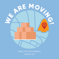 Moving Business Instagram Post Design