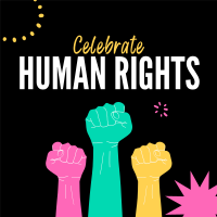 Celebrate Human rights Instagram Post
