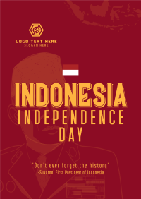 First Indonesia President Poster