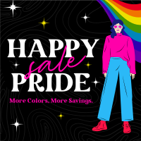 Modern Happy Pride Month Sale  Instagram Post