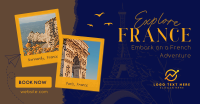 French Adventure Facebook Ad Design