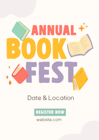 Annual Book Event Flyer