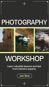 Photo Workshop Modern Instagram Reel Image Preview