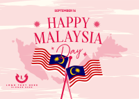 Malaysia Independence Postcard