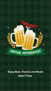 Virtual Oktoberfest Badge Instagram Story