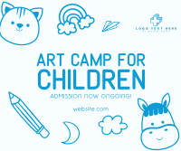 Art Camp for Kids Facebook Post