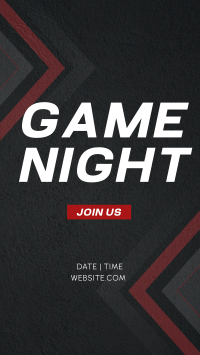 Game Night Facebook Story