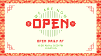 Oriental We’re Open Animation