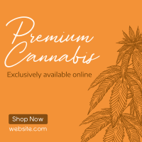 Premium Marijuana Instagram Post