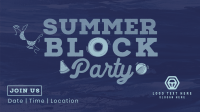 Floating Summer Party Facebook Event Cover