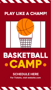 Basketball Camp Facebook Story