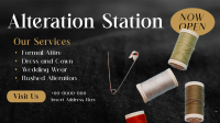 Now Open Alteration Shop Facebook Event Cover