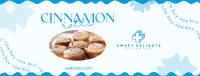 Tasty Cinnamon Rolls Facebook Cover Image Preview