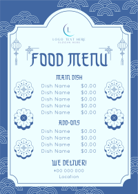 Modern Menu example 2