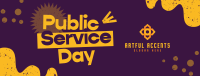 Public Service Day Facebook Cover