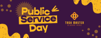 Public Service Day Facebook Cover Image Preview