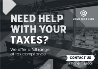 Your Trusted Tax Service Postcard