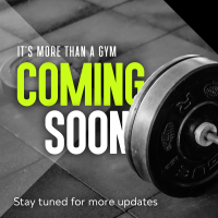 Stay Tuned Fitness Gym Teaser Linkedin Post