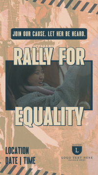 Women's Equality Rally Instagram Reel Image Preview