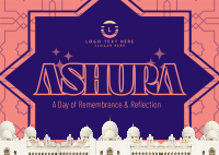 Elegant Ashura Postcard