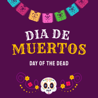 Festive Dia De Los Muertos Instagram Post