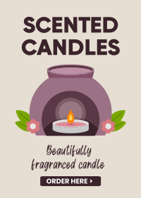 Fragranced Candles Poster