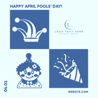 Tiled April Fools Instagram Post Design