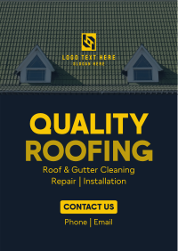 Trusted Quality Roofing Flyer