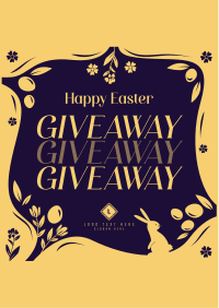 Blessed Easter Giveaway Flyer