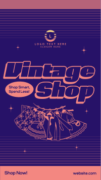 Vintage Clothing Shop Instagram Reel Design