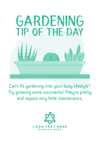 Gardening Tips Flyer