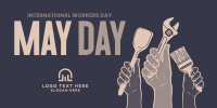 Celebrate Our Heroes on May Day Twitter Post