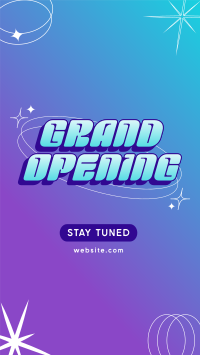 Y2K Grand Opening Instagram Reel Image Preview