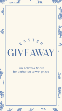 Blooming Bunny Giveaway Instagram Story Design