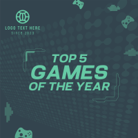 Top games of the year Instagram Post