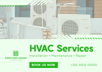 HVAC Repair Postcard Image Preview