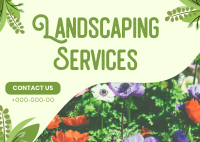 Landscaping Offer Postcard