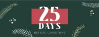 Christmas Countdown Facebook Cover Design