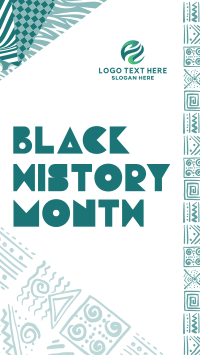 Patterned Black History Video