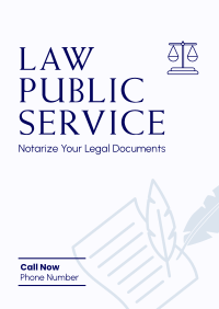 Firm Notary Service Poster