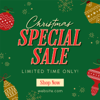 Christmas Holiday Shopping Sale Instagram Post