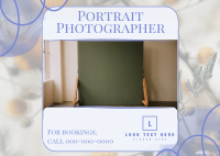 Modern Portrait Photographer Postcard