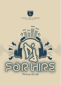 DJ for Hire Flyer