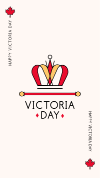 Victoria Day Crown Instagram Story