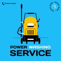 Pressure Wash Machine Instagram Post Design